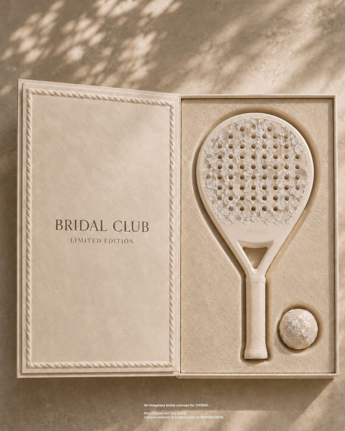 campaña conceptual de moda deportiva nupcial