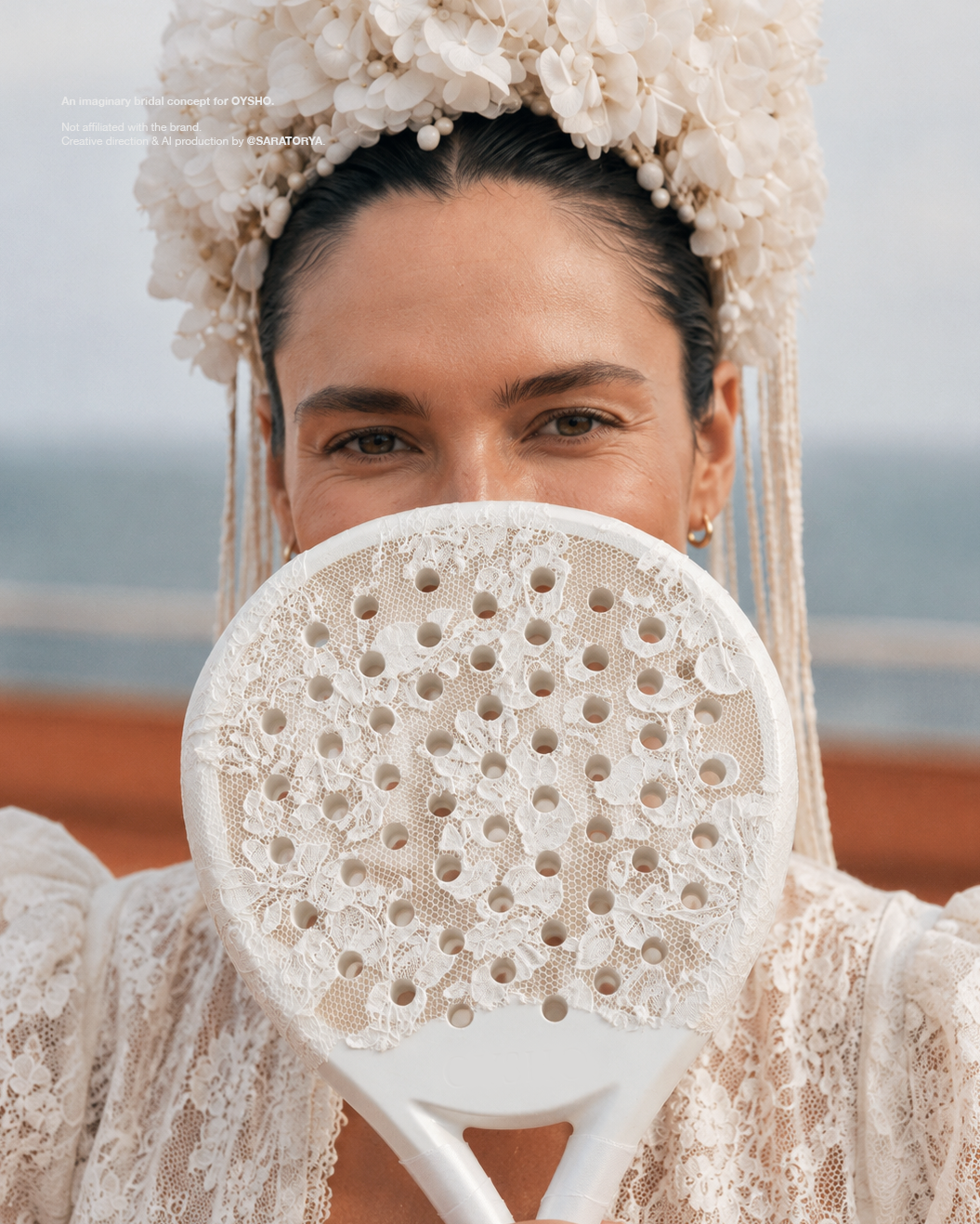 campaña conceptual de moda deportiva nupcial
